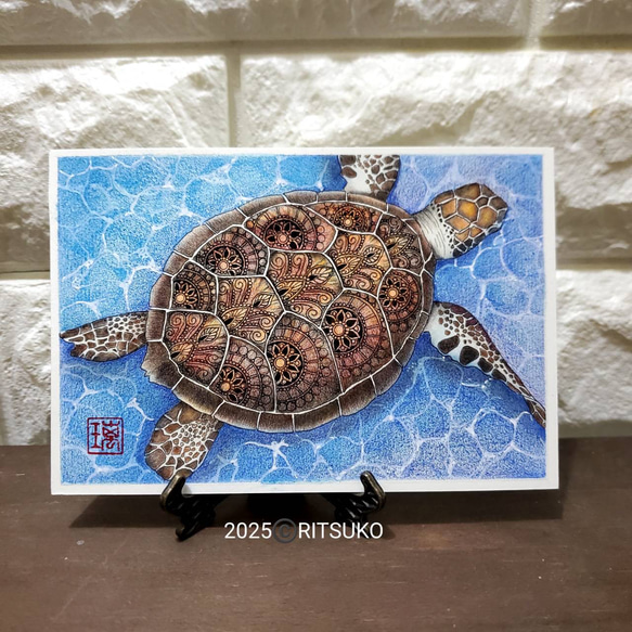 『Composition HT』　現代アート・絵画・ボールペン画・原画・額縁付 原画 1点もの ボールペン画 日本人作家 色鉛筆画 絵画 絵 アート