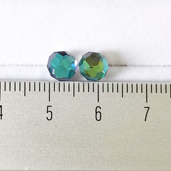 虹色の輝き✨クリスタルボール（スリークォーター）✨スタッドピアス／ノンホールピアス【金属アレルギー対応】AP-＃601 14枚目の画像