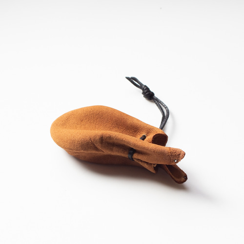 奈良県 スモークカラー 鹿革巾着 燻革匂い袋 巾着袋 yoki 通販