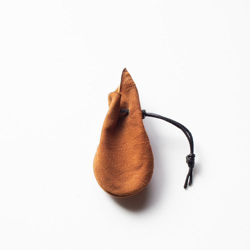 奈良県 スモークカラー 鹿革巾着 燻革匂い袋 巾着袋 yoki 通販