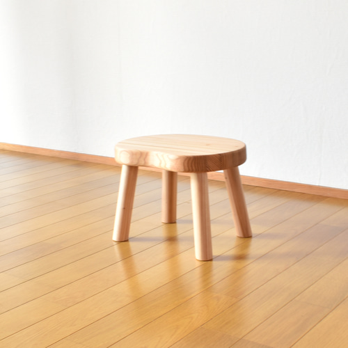 無垢スツール 無垢杉100％スツール 【四角】 椅子（チェアー）・スツール
