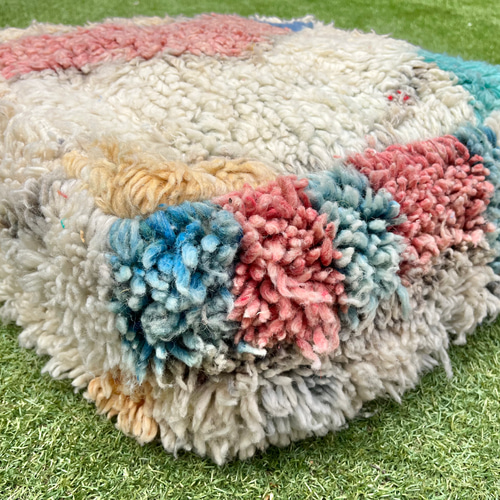 モロッコ　プフ　pouf アジラル　オットマン クッション　ラグ　145 モロッコ プフ pouf アジラル オットマン クッション ラグ 145