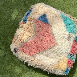 ちびちゃん　モロッコ　プフ　クッション　ラグ　132 ちびちゃん モロッコ プフ クッション ラグ 132 ちびちゃん様専用