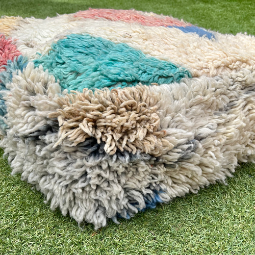 モロッコ プフ pouf アジラル オットマン クッション ラグ 145  