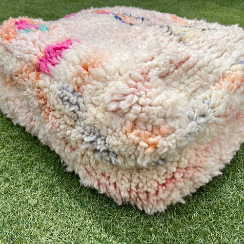 モロッコ プフ pouf アジラル オットマン クッション ラグ 146