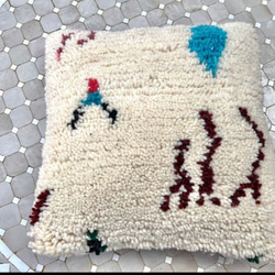 モロッコ ブジャド クッション クッションカバー プフ ラグ 199