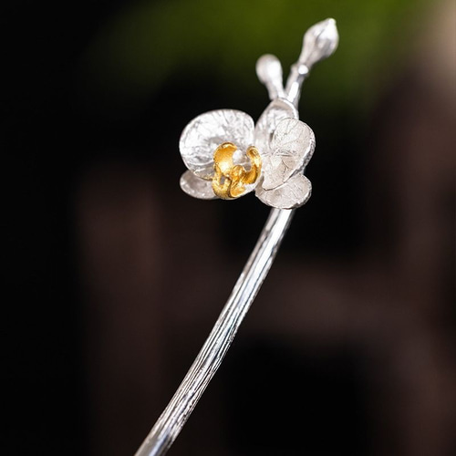 Flower様 胡蝶蘭のかんざし - まるで本物の花のように K174 かんざし Vary 通販