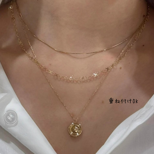 18K18ネックレスチェーンau750インフィニティチェーン18金K18