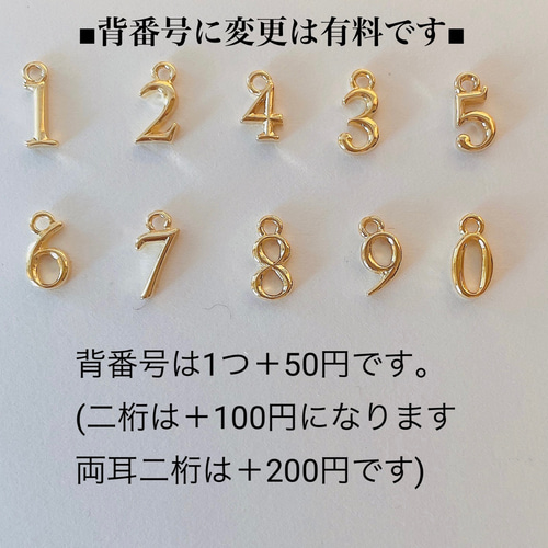 ☆必勝☆北海道日本ハムファイターズ応援 野球ピアス／イヤリング 小