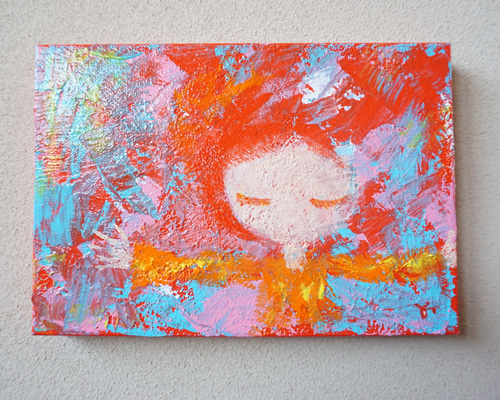 【ハーモニー】絵画 原画 子ども 平和 愛 笑顔 調和 ヒーリングアート 虹 ハーモニー】絵画 原画 子ども 平和 愛 笑顔 調和 ヒーリング
