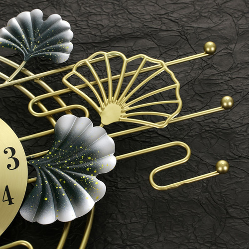 壁掛け時計 モダンアートクロック 大型金属装飾壁掛け時計 モダンな