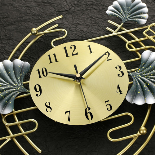 壁掛け時計 モダンアートクロック 大型金属装飾壁掛け時計 モダンな