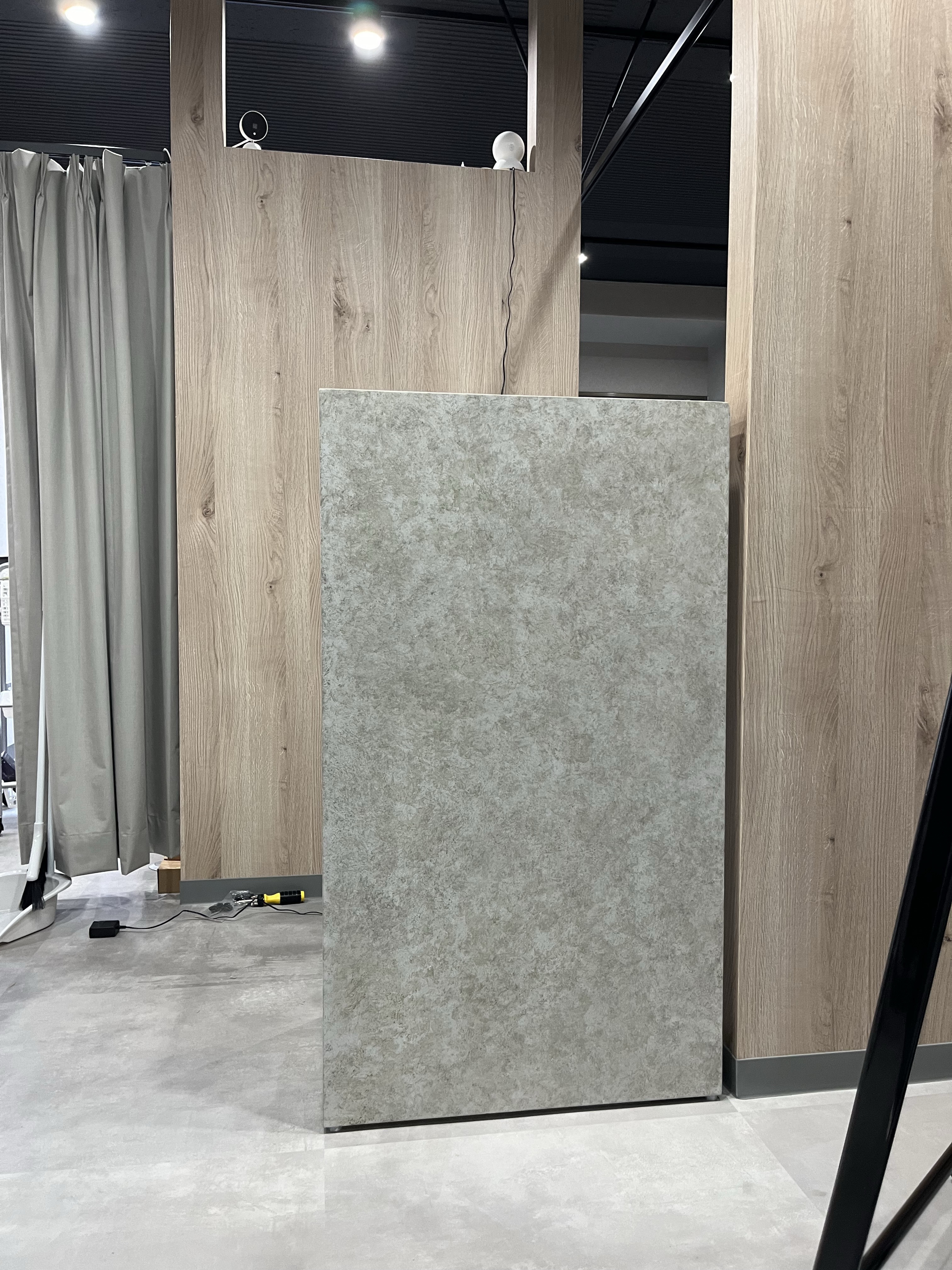 【店舗什器シリーズ】ワイド60センチ　石っぽいレジカウンター　受付カウンター