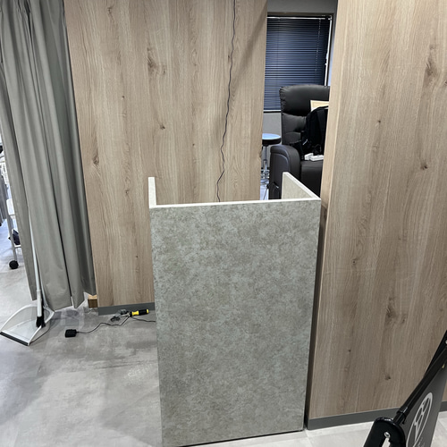 店舗什器シリーズ】ワイド60センチ 石っぽいレジカウンター 受付