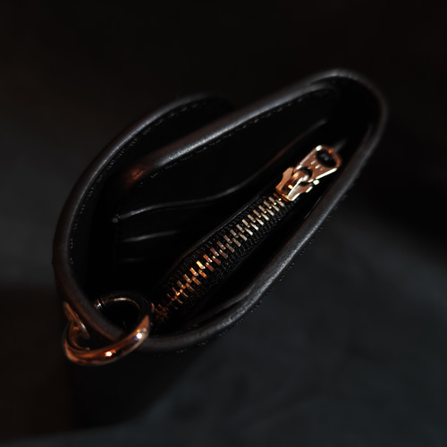 t　　　丘染め茶芯ブラック　シルバー　42タロン アポロコンチョ TADY&KINGTADY LeatherSVアポロコンチョ付き長財布 栃木レザー