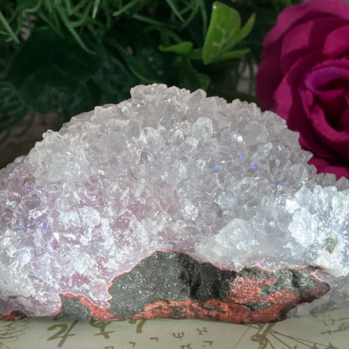 超希少✨ ピンクアナンダライト アメジスト 水晶 レインボークォーツ