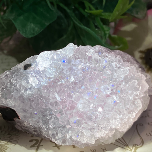 超希少✨ ピンクアナンダライト アメジスト 水晶 レインボークォーツ