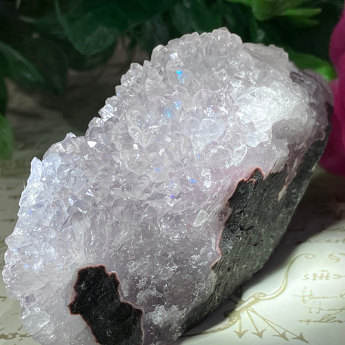 超希少✨ ピンクアナンダライト アメジスト 水晶 レインボークォーツ