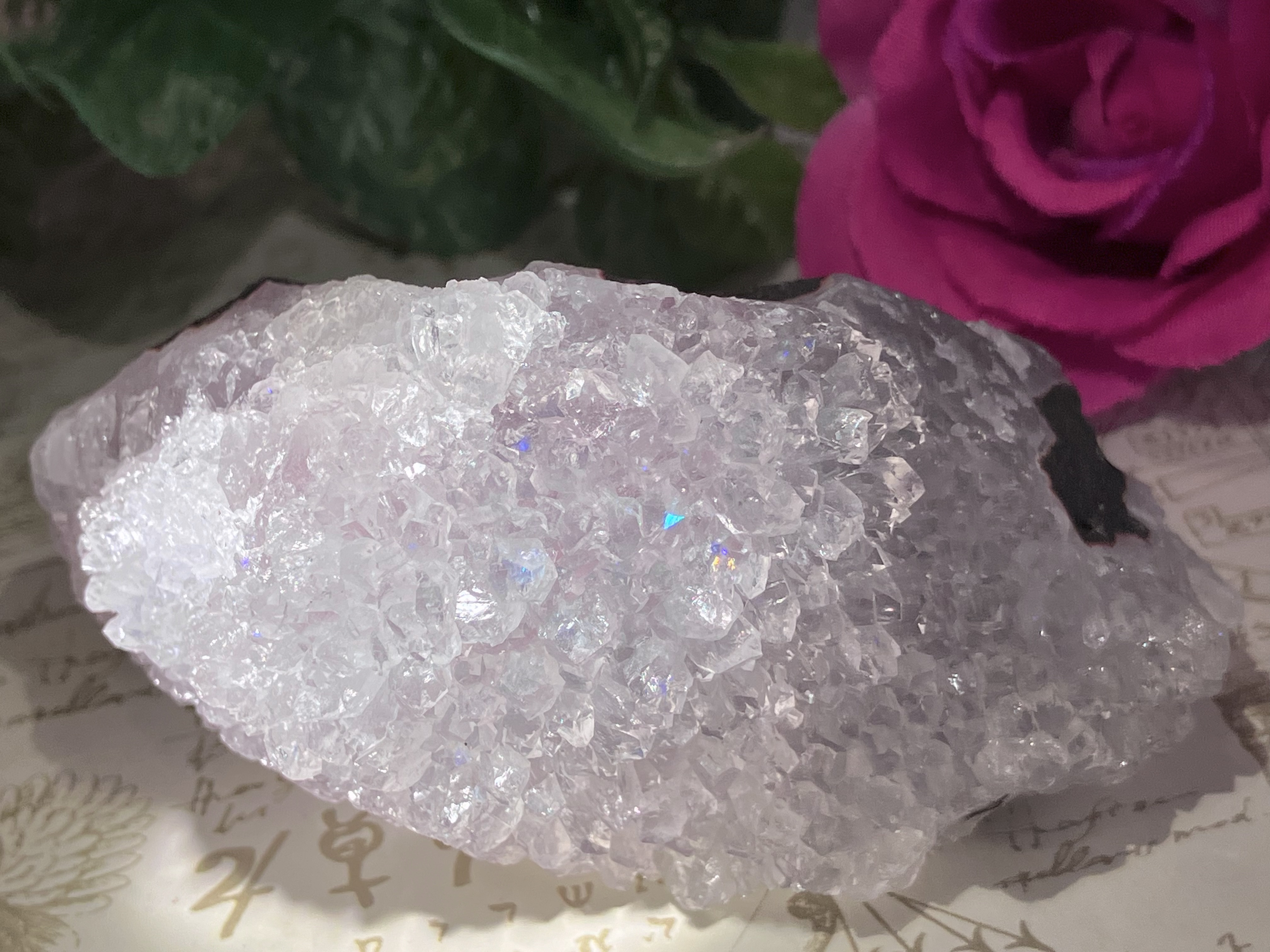 超希少✨ ピンクアナンダライト　アメジスト　水晶　レインボークォーツ　クリスタル