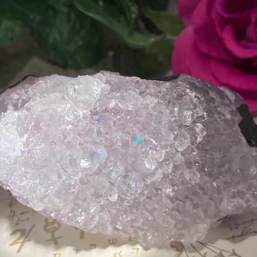 超希少✨ ピンクアナンダライト アメジスト 水晶 レインボークォーツ