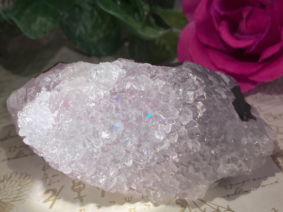 超希少✨ ピンクアナンダライト アメジスト 水晶 レインボークォーツ