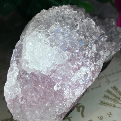 超希少✨ ピンクアナンダライト アメジスト 水晶 レインボークォーツ