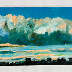 32×41㎝「夜のメリーゴーランド３」原画・油彩画・F6 32×41㎝「夜のメリーゴーランド2」原画・油彩画・F6 絵画 かい
