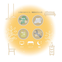 fuie LIGHT　(フイエ　ライト)　行灯型間接照明　RINDO　30cm　間接照明　竜胆　ライト　ランプ 4枚目の画像