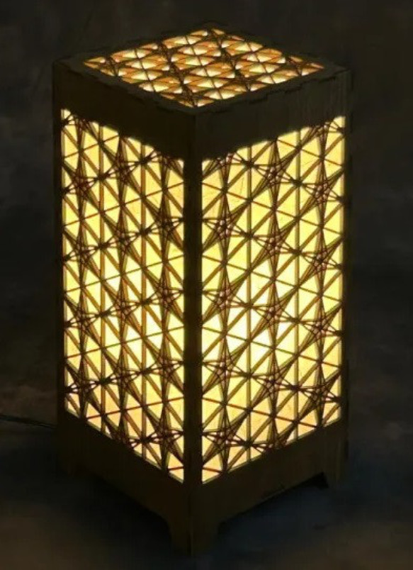 fuie LIGHT　(フイエ　ライト)　行灯型間接照明　RINDO　30cm　間接照明　竜胆　ライト　ランプ 3枚目の画像