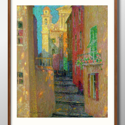 油絵 絵画 【秋の道】 絵画 HR 通販 14565678｜Creema(クリーマ