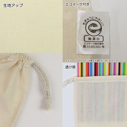 ぐんまちゃん　巾着　名入れ ゆるキャラ 群馬 小物 プレゼント / ぐんまちゃん  kin-yuru01 5枚目の画像