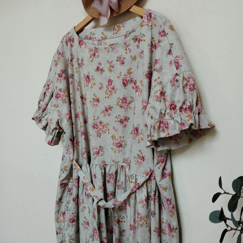 コットン花柄ワンピースfree半袖 ワンピース momo 通販 19531303