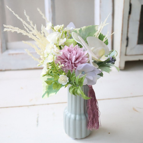 心安らぐ供花アレンジメント 直送 枯れないお花 ご仏前 仏花 181