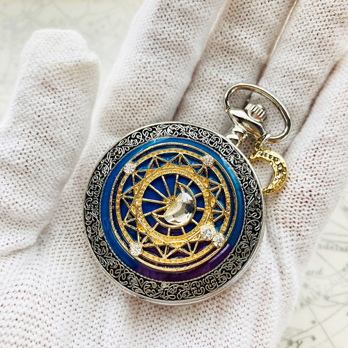 魔術師の懐中時計ー月の魔法陣☽ ネックレス・ペンダント sorarium