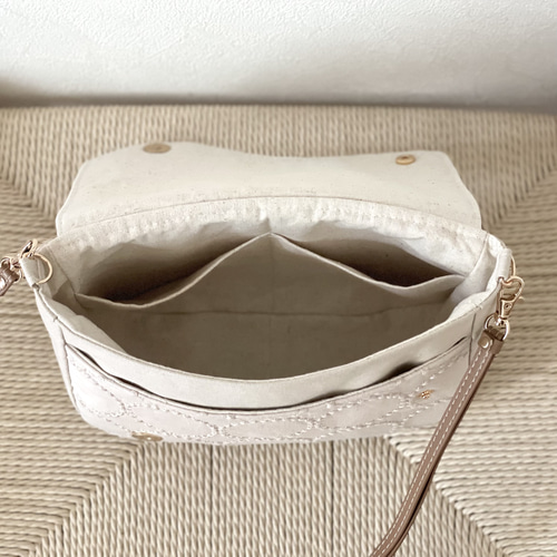 限定⚮̈ミナペルホネン　tambourine ピアノフラップポシェット　ショルダー 限定⚮̈ミナペルホネン tambourine ピアノフラップポシェット