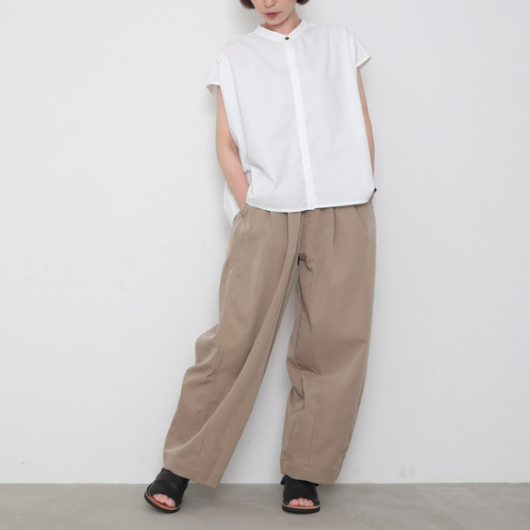 balloon blouse / white 4枚目の画像