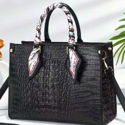 ショルダーバッグ クロコダイル風 2way 3way pc 40代 50代 メンズ PU