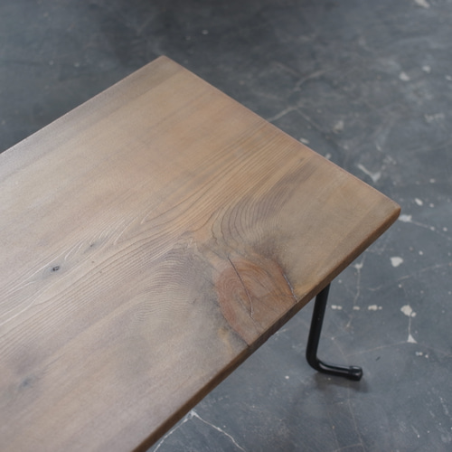 現品販売】wood iron table 33*98*40 アイアン ローテーブル 鉄