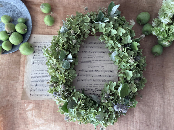 アナベルのオーバルリース＊* リース Chêne 通販 19532616｜Creema