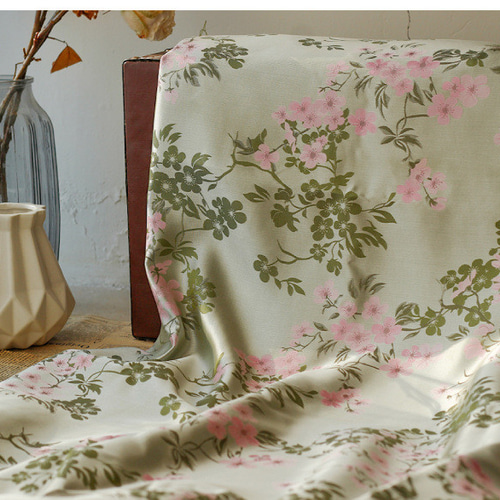 【大判】フランスアンティーク　ジャガード織り　ジャカード　生地　サーモンピンク 楽天市場】花柄 生地 5420-27 ライトサーモンピンク プロバンス