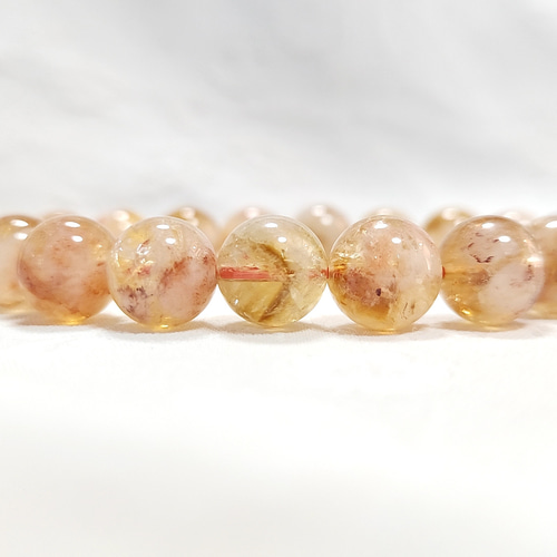 ハニーシトリン◇非加熱◇ブレスレット◇天然石◇ ブレスレット Gratia