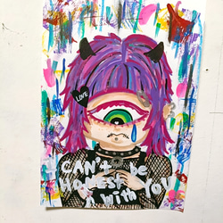 SALE＊2022年製】Highway to HELL 現代アート イラスト 絵画