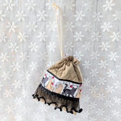 図書袋 絵本バッグ 通園バッグ ショルダーバッグ 風船わんちゃん