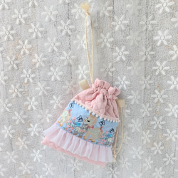 図書袋 絵本バッグ 通園バッグ ショルダー シマエナガ レッスンバッグ