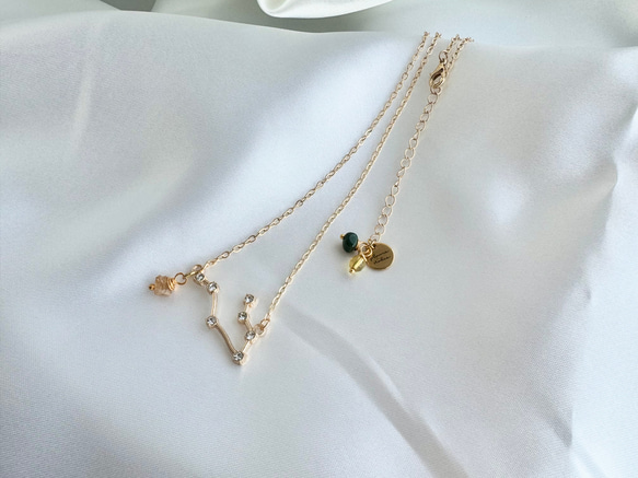 kyun様 予約オーダー品★双子座モチーフのネックレス 19枚目の画像