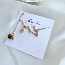 kyun様 予約オーダー品★双子座モチーフのネックレス 3枚目の画像