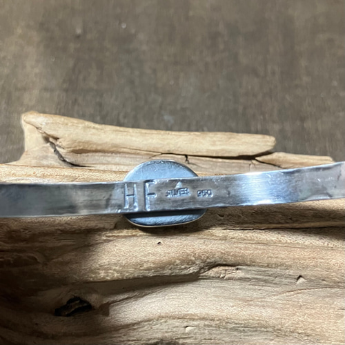 ブルージェム ターコイズ シルバー バングル ブレスレット