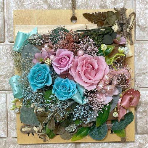 ✨特大✨バラミックスプリザアレンジ✨ラッピングのまま飾れます