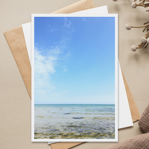 北欧デンマークの風景写真ポストカードセット（5枚）｜夏の海・森