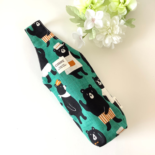 NEW!折りたためるペットボトルカバー ♪new♪ ♡ワンハンドル・折りたためる♪ペットボトルカバー